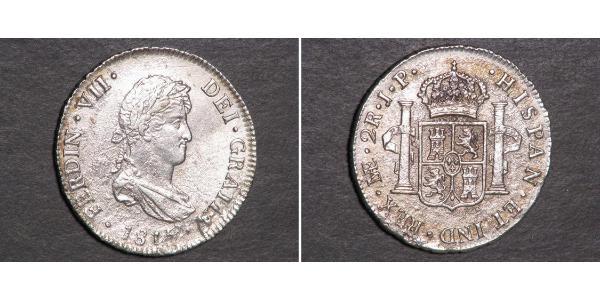 2 Real Peru Silber 