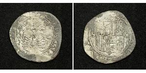 2 Real Spanien Silber 