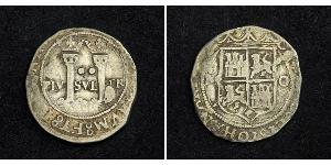 2 Real Vizekönigreich Neuspanien (1519 - 1821) Silber Ferdinand VII. von Spanien (1784-1833)