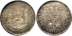 2 Real 西班牙帝國 銀 卡洛斯三世 (西班牙) (1716 -1788)