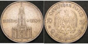 2 Reichsmark Germania nazista (1933-1945) Argento 