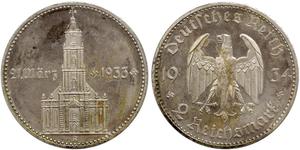 2 Reichsmark Deutsches Reich (1933-1945) Silber 