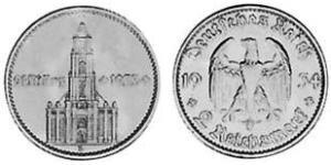 2 Reichsmark Deutsches Reich (1933-1945) Silber 