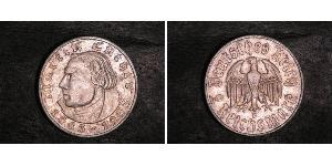 2 Reichsmark Третий рейх (1933-1945) Серебро Лютер, Мартин