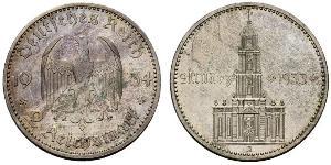 2 Reichsmark Третий рейх (1933-1945) Серебро 