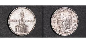 2 Reichsmark Третій рейх (1933-1945) Срібло 