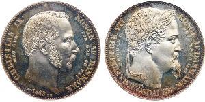 2 Rigisdaler Danimarca Argento 