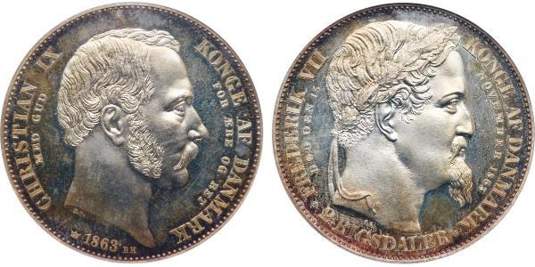 2 Rigisdaler Denmark Silver 