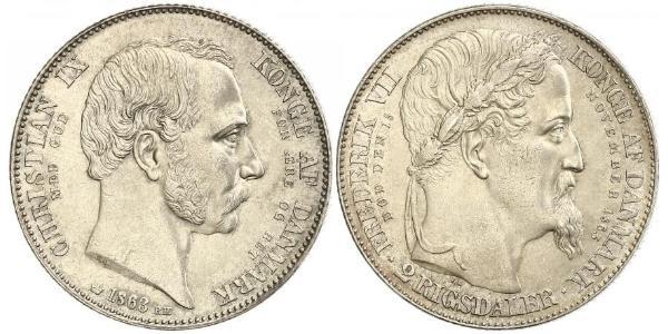 2 Rigisdaler Denmark Silver 