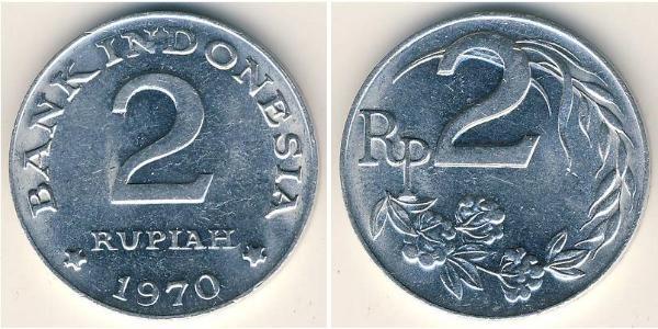 2 Roupie Indonésie Aluminium 