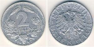 2 Shilling First Austrian Republic (1918-1934) Aluminium 