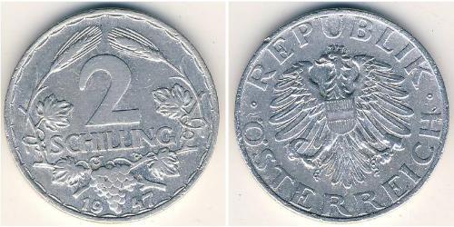 2 Shilling First Austrian Republic (1918-1934) Aluminium 