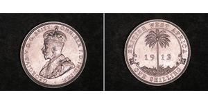 2 Shilling British West Africa (1780 - 1960) Argent George V (1865-1936)