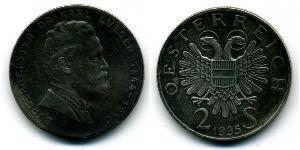 2 Shilling Federal State of Austria (1934-1938) Argent 