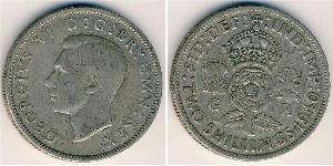 2 Shilling Royaume-Uni Argent George VI (1895-1952)