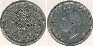 2 Shilling Royaume-Uni Argent George VI (1895-1952)