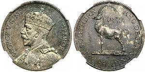 2 Shilling Southern Rhodesia (1923-1980) Argent George V (1865-1936)