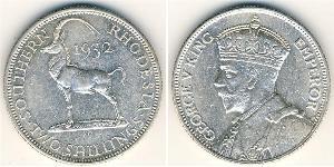 2 Shilling Southern Rhodesia (1923-1980) Argent George V (1865-1936)