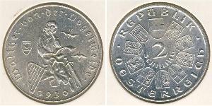 2 Shilling Prima repubblica austriaca (1918-1934) Argento 