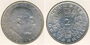 2 Shilling Prima repubblica austriaca (1918-1934) Argento 