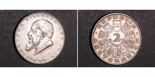 2 Shilling Prima repubblica austriaca (1918-1934) Argento 