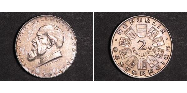 2 Shilling Prima repubblica austriaca (1918-1934) Argento 