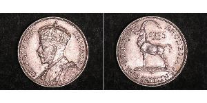 2 Shilling Southern Rhodesia (1923-1980) Argento Giorgio V (1865-1936)