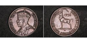 2 Shilling Southern Rhodesia (1923-1980) Argento Giorgio V (1865-1936)