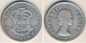 2 Shilling Sudafrica Argento 