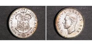 2 Shilling Sudafrica Argento Giorgio VI (1895-1952)