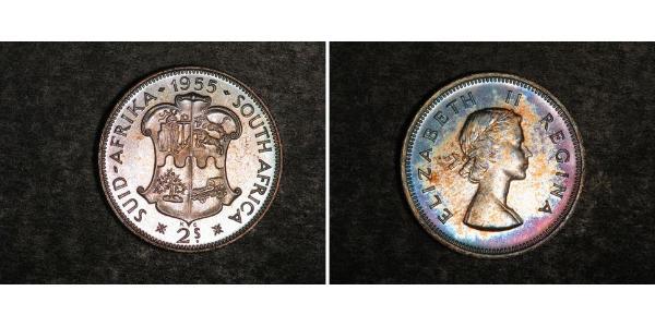 2 Shilling Sudafrica Argento 