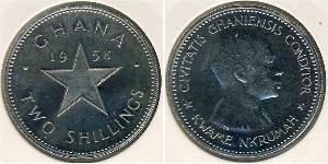 2 Shilling Ghana Copper/Nickel 