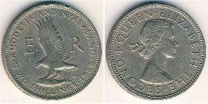 2 Shilling Southern Rhodesia (1923-1980) Copper/Nickel Elizabeth II (1926-2022)