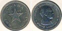 2 Shilling Ghana Kupfer/Nickel 