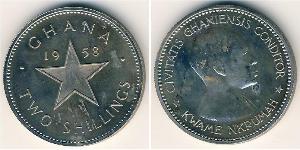 2 Shilling Ghana Kupfer/Nickel 