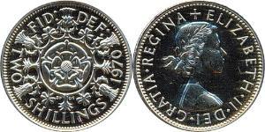 2 Shilling Vereinigtes Königreich (1922-) Kupfer/Nickel Elizabeth II (1926-2022)