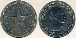 2 Shilling Ghana Nickel 