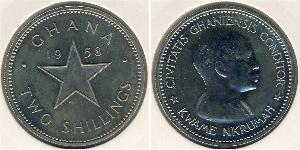 2 Shilling Ghana Nickel 