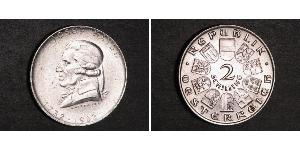 2 Shilling Primera República de Austria (1918-1934) Plata 