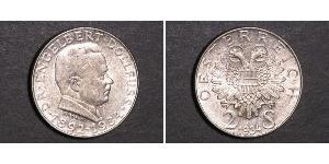 2 Shilling Federal State of Austria (1934-1938) Silber 