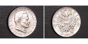 2 Shilling Federal State of Austria (1934-1938) Silber 