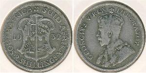 2 Shilling Südafrika Silber George V (1865-1936)