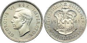 2 Shilling Südafrika Silber Georg VI (1895-1952)