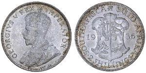 2 Shilling Südafrika Silber George V (1865-1936)