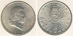 2 Shilling First Austrian Republic (1918-1934) Silver 