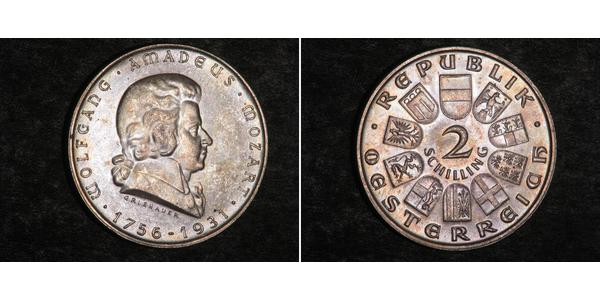 2 Shilling First Austrian Republic (1918-1934) Silver 