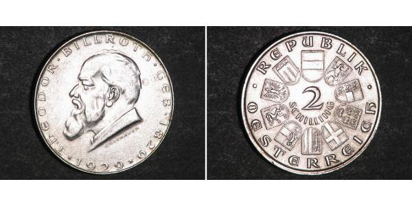 2 Shilling First Austrian Republic (1918-1934) Silver 