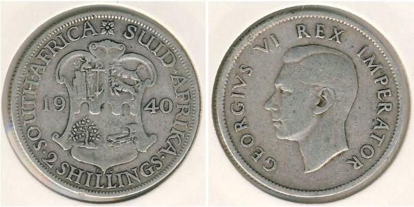 2 Shilling South Africa Silver George VI (1895-1952)