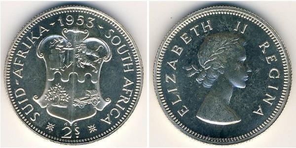 2 Shilling South Africa Silver 