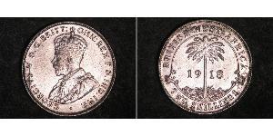 2 Shilling British West Africa (1780 - 1960) 銀 乔治五世  (1865-1936)